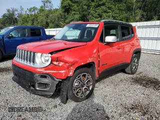 2017 Jeep Renegade Limited z VIN ZACCJBDB9HPE80417, wystawiony jako Copart lot #59545195 z przebiegiem 77 475 mil mil oraz Szkoda całkowita • Salvage title. Historia ofert i sprzedaży dostępna na DreamBid. Obrazek 1.