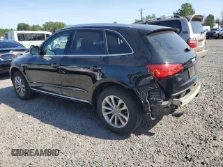 2015 Audi Q5 Premium Plus with VIN WA1LFAFP5FA136367, listed as a Copart auction lot 55158815 with 76,426 mi miles and Salvage title. Bid and sale history available at DreamBid. Image 2.
