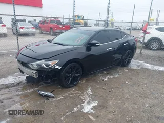 2017 Nissan Maxima SV with VIN 1N4AA6AP1HC445508, listed as a IAAI auction lot 40811202 with 105,072 mi miles and . Bid and sale history available at DreamBid. Image 2.