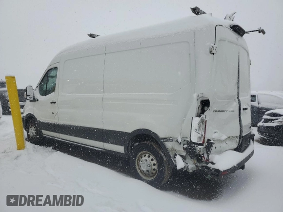 2020 Ford Transit Cargo with VIN 1FTBR2C86LKB45032, listed as a Copart auction lot 86892024 with 186,601 mi miles and Salvage Title. Bid and sale history available at carsss.com. Image 2.