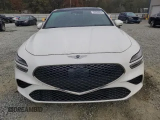 2022 Genesis G70 Launch Edition with VIN KMTG14TE7NU082238, listed as a Copart auction lot 79286854 with 25,071 mi miles and Salvage Title. Bid and sale history available at DreamBid. Image 5.