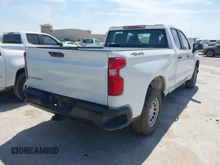 2021 Chevrolet Silverado 1500 Work Truck with VIN 1GCRYAEF9MZ212450, listed as a IAAI auction lot 42223475 with Not Provided miles and . Bid and sale history available at DreamBid. Image 4.