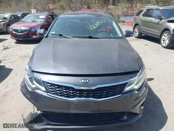 2019 Kia Optima LX with VIN 5XXGT4L35KG306244, listed as a IAAI auction lot 42068277 with 83,843 mi miles. Bid and sale history available at carsss.com. Image 12.