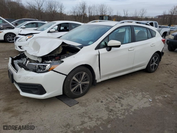 2022 Subaru Impreza Premium with VIN 4S3GTAV65N3711921, listed as a Copart auction lot 78912134 with 38,036 mi miles and Salvage Title. Bid and sale history available at carsss.com. Image 1.