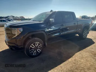 2023 GMC Sierra 1500 AT4 with VIN 1GTUUEE86PZ149679, listed as a Copart auction lot 53154385 with 36,826 mi miles and Salvage title. Bid and sale history available at DreamBid. Image 1.