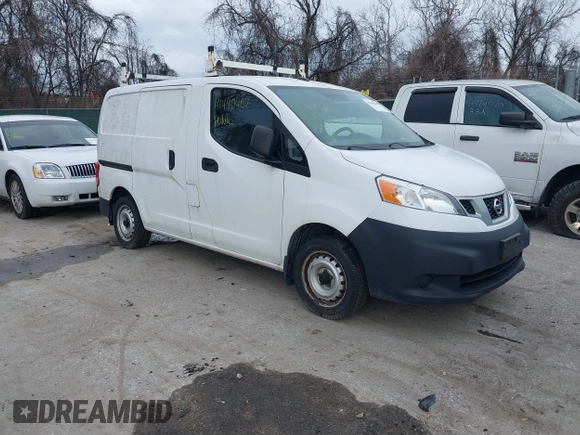 2015 Nissan NV200 SV with VIN 3N6CM0KN9FK704884, listed as a IAAI auction lot 41490407 with 195,583 mi miles and . Bid and sale history available at carsss.com. Image 1.