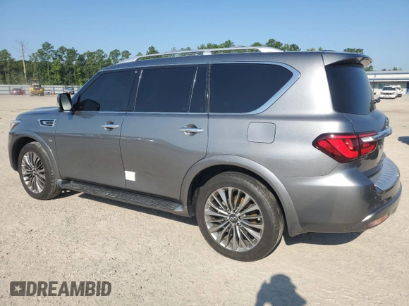 2018 Infiniti QX80 with VIN JN8AZ2NC1J9441260, listed as a Copart auction lot 67127054 with 132,043 mi miles and Salvage Title. Bid and sale history available at carsss.com. Image 2.