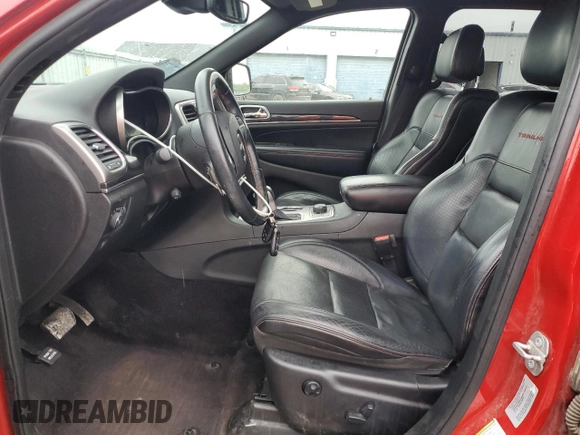 2017 Jeep Grand Cherokee Trailhawk with VIN 1C4RJFLG4HC932891, listed as a Copart auction lot 57217665 with 188,510 mi miles and Salvage title. Bid and sale history available at DreamBid. Image 7.