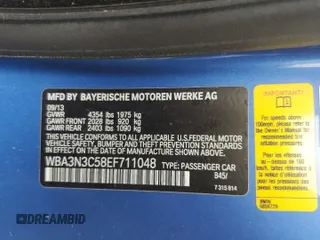 2014 BMW 4 Series 428i с VIN WBA3N3C58EF711048, выставлен на аукционе Copart как лот 51273395 с пробегом Не указан миль и Списание • Salvage title. История ставок и продаж доступна на DreamBid. Изображение 12.