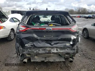 2017 Ford Edge SEL with VIN 2FMPK3J96HBC27416, listed as a Copart auction lot 45054095 with 92,509 mi miles and Salvage Title. Bid and sale history available at carsss.com. Image 6.