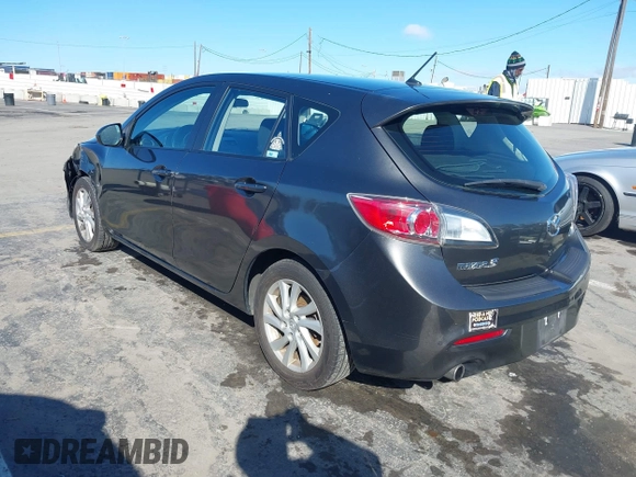 2012 Mazda Mazda3 i Touring with VIN JM1BL1L71C1529437, listed as a IAAI auction lot 41728946 with 179,907 mi miles. Bid and sale history available at carsss.com. Image 3.