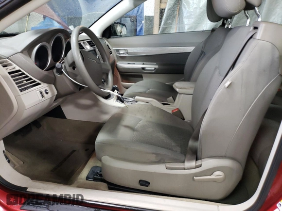 2010 Chrysler Sebring Touring with VIN 1C3BC5ED3AN116259, listed as a Copart auction lot 79181104 with 58,007 mi miles and Salvage Title. Bid and sale history available at carsss.com. Image 7.