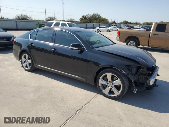 2011 Lexus GS 350 with VIN JTHBE1KS8B0052878, listed as a Copart auction lot 74982144 with 108,174 mi miles and Salvage Title. Bid and sale history available at carsss.com. Image 4.