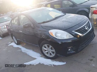2012 Nissan Versa SV with VIN 3N1CN7AP1CL848451, listed as a IAAI auction lot 41390121 with 54,694 mi miles. Bid and sale history available at carsss.com. Image 1.