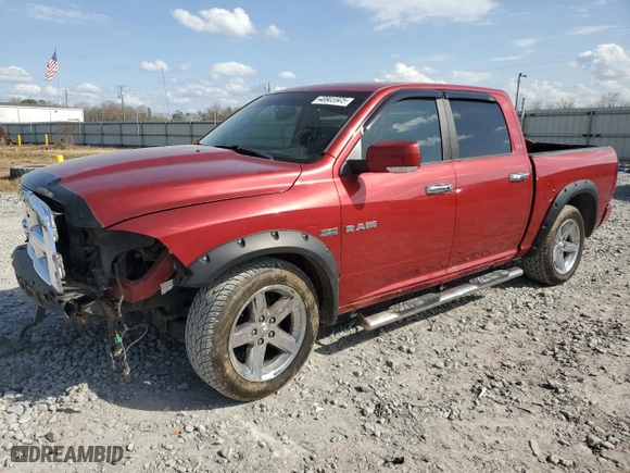 2009 Dodge Ram 1500 Sport with VIN 1D3HB13T89J502052, listed as a Copart auction lot 48905905 with 239,835 mi miles and Salvage Title. Bid and sale history available at carsss.com. Image 1.