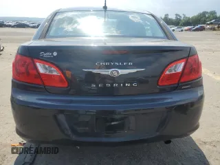 2010 Chrysler Sebring Limited with VIN 1C3CC5FB8AN117070, listed as a Copart auction lot 63481625 with 168,118 mi miles and Salvage title. Bid and sale history available at DreamBid. Image 6.