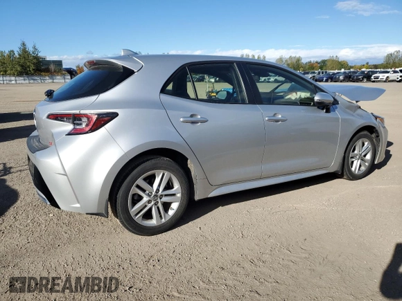 2022 Toyota Corolla Hatchback with VIN JTNK4MBE4N3167797, listed as a Copart auction lot 75254644 with 36,909 mi miles and Salvage Title. Bid and sale history available at carsss.com. Image 3.