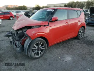 2021 Kia Soul GT-Line with VIN KNDJ63AU1M7140920, listed as a Copart auction lot 87373414 with 32,274 mi miles and Salvage Title. Bid and sale history available at DreamBid. Image 1.