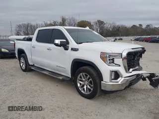 2019 GMC Sierra 1500 SLT z VIN 1GTU9DEDXKZ200697, wystawiony jako IAAI lot #41171147 z przebiegiem 84 502 mil mil oraz . Historia ofert i sprzedaży dostępna na DreamBid. Obrazek 1.