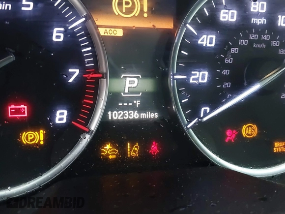 2019 Acura TLX with VIN 19UUB1F38KA009420, listed as a IAAI auction lot 41459987 with 102,336 mi miles. Bid and sale history available at carsss.com. Image 15.
