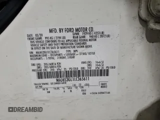 2020 Ford EcoSport SE with VIN MAJ6S3GL1LC365611, listed as a Copart auction lot 51432335 with 100,258 mi miles and Salvage Title. Bid and sale history available at carsss.com. Image 12.