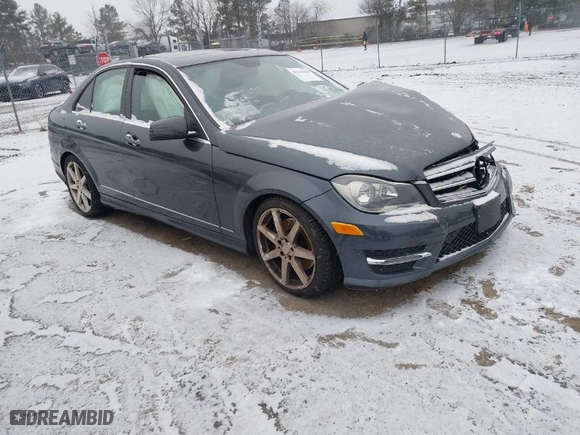 2014 Mercedes-Benz C-Class C 300 Sport with VIN WDDGF8ABXEA964608, listed as a IAAI auction lot 41576484 with NaN miles. Bid and sale history available at carsss.com. Image 1.