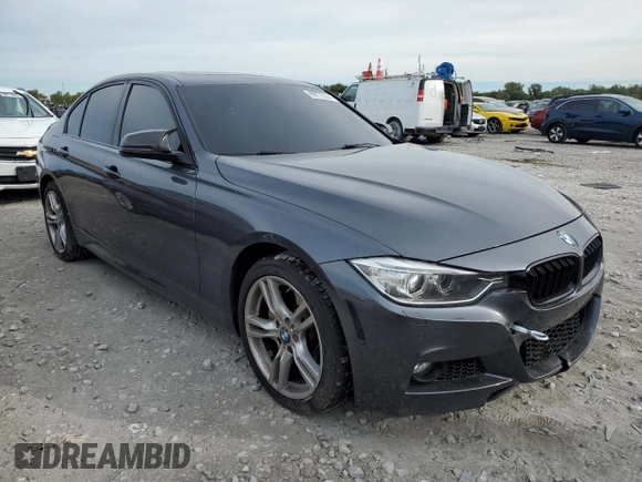 2015 BMW 3 Series 335i xDrive with VIN WBA3B9G55FNR93758, listed as a Copart auction lot 69772314 with 84,689 mi miles and Salvage Title. Bid and sale history available at carsss.com. Image 4.