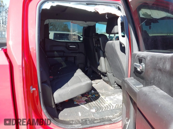 2021 Chevrolet Silverado 1500 Custom Trail Boss with VIN 1GCPYCEF6MZ374961, listed as a IAAI auction lot 41450188 with 41,605 mi miles and . Bid and sale history available at DreamBid. Image 8.