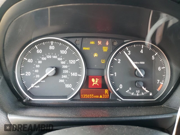 2010 BMW 1 Series 128i with VIN WBAUP9C54AVL89039, listed as a Copart auction lot 50907955 with 135,655 mi miles and Salvage Title. Bid and sale history available at DreamBid. Image 9.