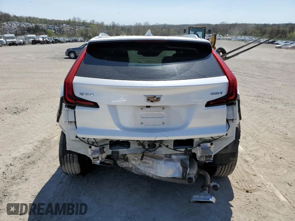 2020 Cadillac XT4 FWD Premium Luxury with VIN 1GYFZCR41LF036945, listed as a Copart auction lot 54114405 with 48,781 mi miles and Salvage title. Bid and sale history available at DreamBid. Image 6.
