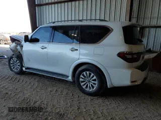 2023 Nissan Armada SV with VIN JN8AY2AC3P9180098, listed as a Copart auction lot 71536714 with 14,230 mi miles and Salvage Title. Bid and sale history available at carsss.com. Image 2.