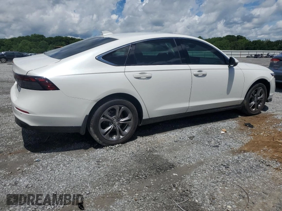 2024 Honda Accord EX-L with VIN 1HGCY2F63RA008938, listed as a Copart auction lot 56930515 with 25,759 mi miles and Salvage title. Bid and sale history available at DreamBid. Image 3.