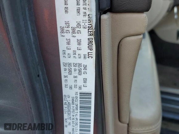 2011 Jeep Grand Cherokee Overland with VIN 1J4RS6GGXBC601757, listed as a Copart auction lot 82770454 with 132,109 mi miles and Salvage Title. Bid and sale history available at DreamBid. Image 13.