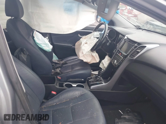 2014 Hyundai Elantra GT with VIN KMHD35LH6EU172018, listed as a IAAI auction lot 41546580 with 1 mi miles. Bid and sale history available at carsss.com. Image 5.