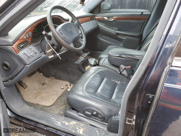 2002 Cadillac DeVille with VIN 1G6KD57Y62U182386, listed as a Copart auction lot 39178934 with 167,340 mi miles and Salvage Title. Bid and sale history available at carsss.com. Image 7.