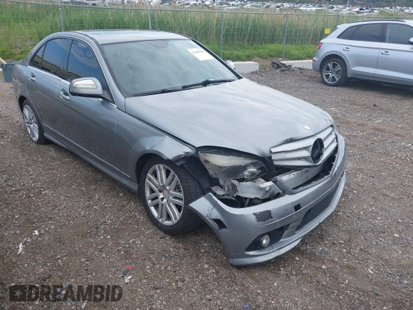 2009 Mercedes-Benz C 300 Sport with VIN WDDGF54XX9R060030, listed as a IAAI auction lot 42450340 with 192,718 mi miles and . Bid and sale history available at DreamBid. Image 1.
