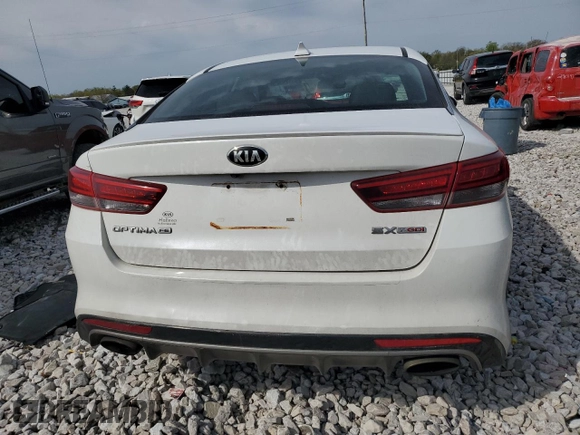 2016 Kia Optima SX Turbo with VIN 5XXGW4L2XGG048888, listed as a Copart auction lot 53429325 with 127,284 mi miles and Salvage title. Bid and sale history available at DreamBid. Image 6.