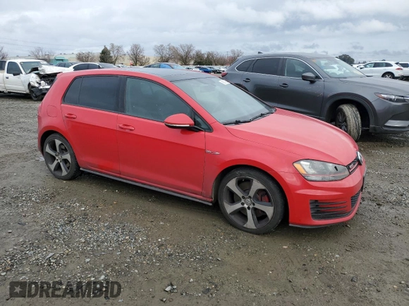 2016 Volkswagen Golf GTI SE w/Performance Pkg with VIN 3VW547AU9GM026167, listed as a Copart auction lot 86973664 with 283,823 mi miles and Clean Title. Bid and sale history available at carsss.com. Image 4.