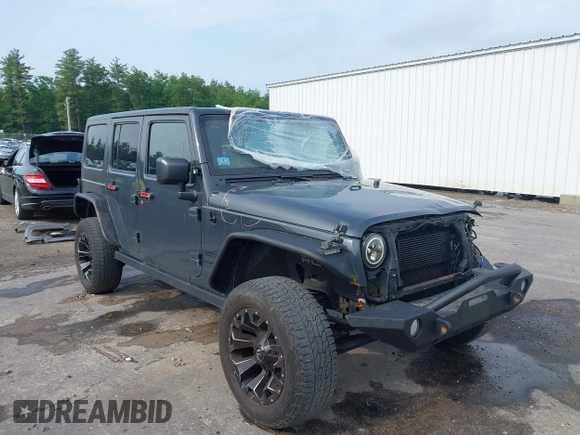 2016 Jeep Wrangler Unlimited Sport z VIN 1C4BJWDG4GL226180, wystawiony jako IAAI lot #42419561 z przebiegiem 76 522 mil mil oraz . Historia ofert i sprzedaży dostępna na DreamBid. Obrazek 1.