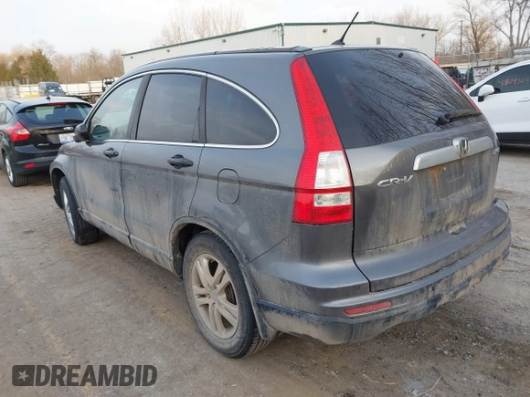 2010 Honda CR-V EX with VIN 5J6RE4H57AL057984, listed as a IAAI auction lot 41786360 with 266,064 mi miles. Bid and sale history available at carsss.com. Image 3.
