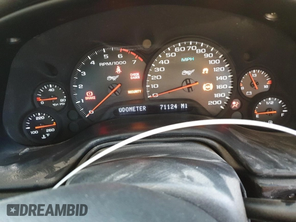 2003 Chevrolet Corvette with VIN 1G1YY32G435134775, listed as a Copart auction lot 88533255 with 71,124 mi miles and Salvage Title. Bid and sale history available at carsss.com. Image 9.