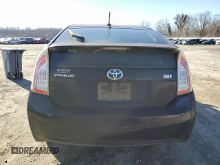 2012 Toyota Prius One with VIN JTDKN3DUXC5524689, listed as a Copart auction lot 50151695 with Not Provided miles and Salvage Title. Bid and sale history available at DreamBid. Image 6.