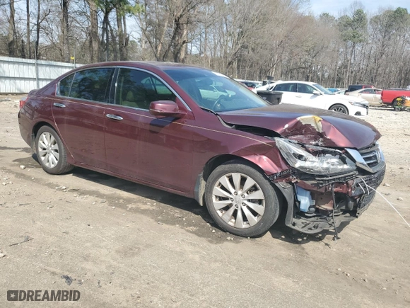 2014 Honda Accord Sedan EX-L with VIN 1HGCR3F85EA032737, listed as a Copart auction lot 49373095 with 132,911 mi miles and Salvage Title. Bid and sale history available at carsss.com. Image 4.