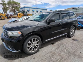 2017 Dodge Durango SXT with VIN 1C4RDHAG7HC740824, listed as a Copart auction lot 57552105 with 132,870 mi miles and Salvage title. Bid and sale history available at DreamBid. Image 1.