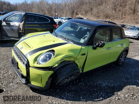 2023 MINI Hardtop 4 Door Cooper S with VIN WMW53DK07P2T11728, listed as a Copart auction lot 49660355 with 42,713 mi miles and Salvage title. Bid and sale history available at DreamBid. Image 1.