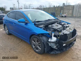 2018 Hyundai Elantra SEL with VIN 5NPD84LF8JH313285, listed as a IAAI auction lot 41817646 with 85,322 mi miles. Bid and sale history available at carsss.com. Image 1.