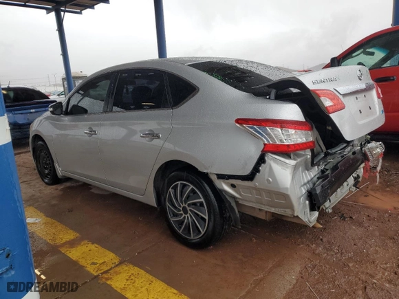 2014 Nissan Sentra S with VIN 3N1AB7AP7EL678745, listed as a Copart auction lot 47951755 with 190,706 mi miles and Salvage Title. Bid and sale history available at carsss.com. Image 2.