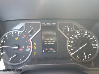 2024 Toyota Tundra 2WD SR5 with VIN 5TFLA5AB8RX037390, listed as a Copart auction lot 87413224 with 7,599 mi miles and Salvage Title. Bid and sale history available at carsss.com. Image 9.