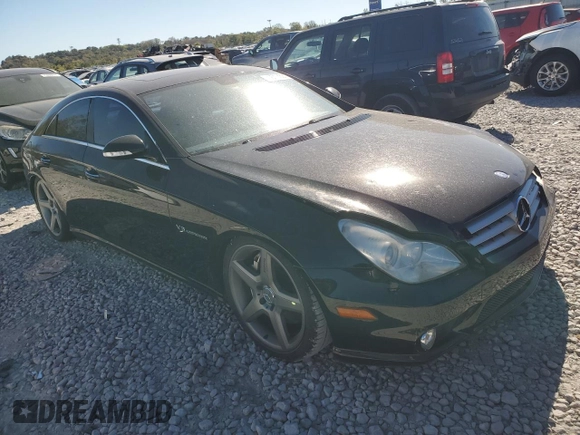 2006 Mercedes-Benz CLS-Class AMG with VIN WDDDJ76X06A046934, listed as a Copart auction lot 76617444 with 0 mi miles and Salvage Title. Bid and sale history available at carsss.com. Image 4.