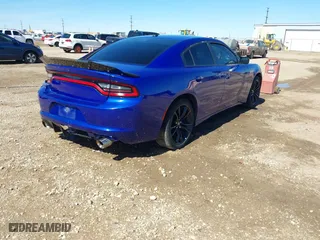 2018 Dodge Charger SXT with VIN 2C3CDXBG6JH313561, listed as a IAAI auction lot 41733632 with 97,940 mi miles. Bid and sale history available at carsss.com. Image 4.